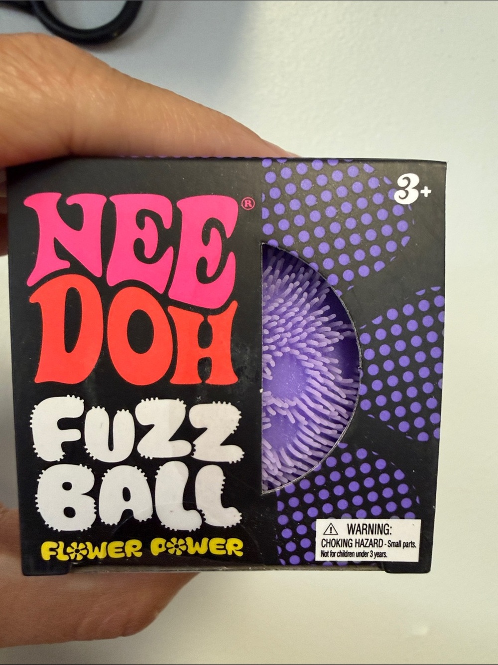 Fuzz Ball Flower Power - Purple Sensory Toy